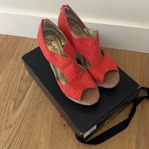 Seychelles women’s size 11 espadrilles / heels from Anthropology
